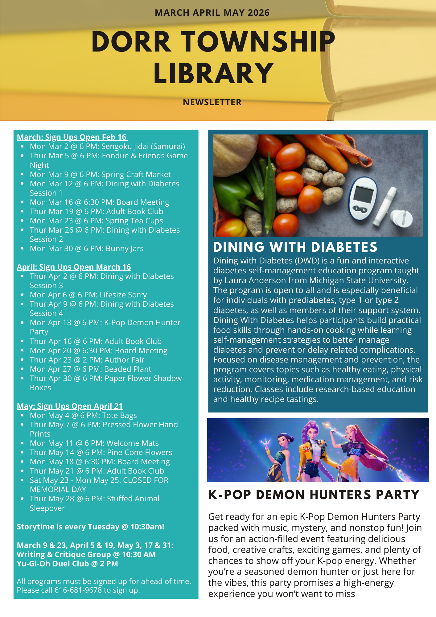 March April May 2026 Newsletter Front.png