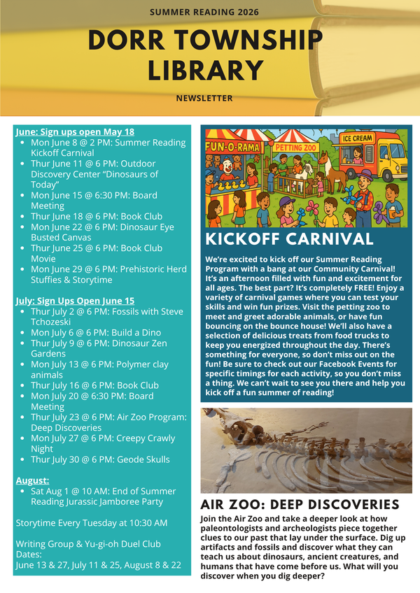 SR 2026 Newsletter Front